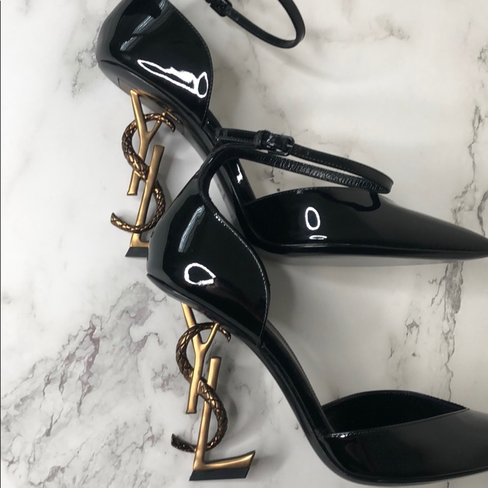 BNWT SL SNAKE OPYUM HEELS 110